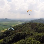 Srebrna Góra - burzowo i deszczowo, Paragliding Fly