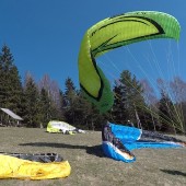 Wielkanocna niedziela w Mieroszowie, Paragliding Fly