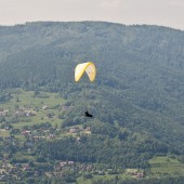 Góra Żar widoki przepiękne.