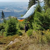 Grzesiek postanowił rozstać się z Solem, Cerna Hora Paragliding Fly