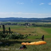 Monte Mieroszów - Paragliding Fly, Latanie przed frontem burzowym.