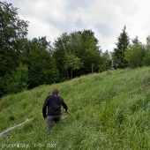 Startowisko Bukowiec, Widok na start z dołu z prawej strony.