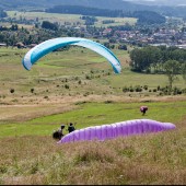 Paralotnie nad Mieroszowem