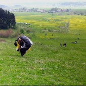 Mieroszów, paragiding, Latanie w Mieroszowie