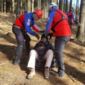 Mieroszów Paragliding Zonk, Na początek sezonu, ćwiczenia z GOPR'em