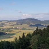 Andrzejówka - Klina Paragliding Fly, Widok z górnego startu