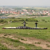 Widok z pozycji startowej na kierunek - N ( północny )