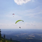 Cerna Hora Paragliding Fly