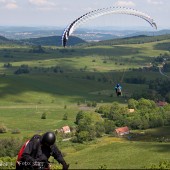 Andrzejówka - Klin 2014-05-31, Latanie, paralotnia, ostatni dzień maja 2014