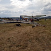 Towarzystwo Lotnicze w Świebodzicach 2018, Gminny Piknik Lotniczy - hole lotni za motolotnią.