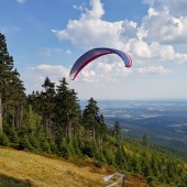 Cerna Hora Paragliding Fly