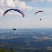 Cerna Hora Paragliding Fly