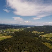 Widok od strony Szpiczaka w stronę startu.