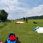 Cerna Hora Paragliding Fly, Międzylądowanie na oficjalnym